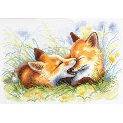 Foxes - Cross-stitch kit