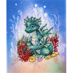 Sea dragon - Cross-stitch kit