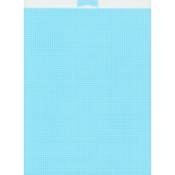 Toile plastique bleu pastel...