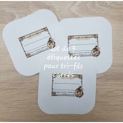 3 Self-adhesive labels for...