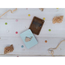 Wooden needle case "Whale"