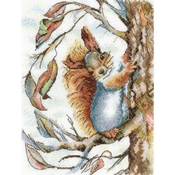 Squirrel - cross-stitch kit