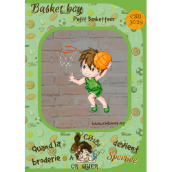 Basket boy - cross stitch...