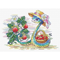 Spring Snake - Cross-stitch...