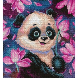 Panda - Cross-stitch kit