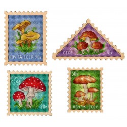 Fall stamps - Cross-stitch kit