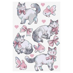 Pink dreams - cross-stitch kit