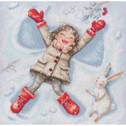 Snow Angel - cross-stitch kit