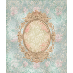 Roses Regency - Toile à Broder
