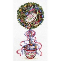 Joy Topiary - Cross-stitch kit
