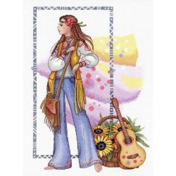Sunny Hippie - Cross-stitch...