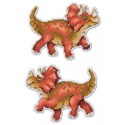 Dinosaurs - Cross-stitch kit