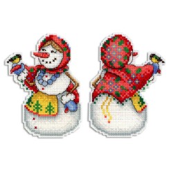 Snowlady - Cross-stitch kit
