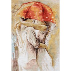 A kiss - cross-stitch kit -...