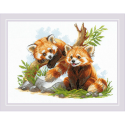 Red Panda - cross-stitch kit