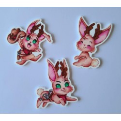 Jackalope - packs d'aimants...