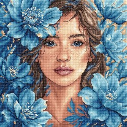 Blue Gaze - Kit de point de...