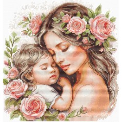 Mom's hug - Cross-stitch...
