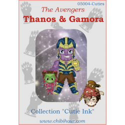 Thanos & Gamora (grille de...