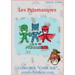 PJ Masks (PDF cross-stitch...