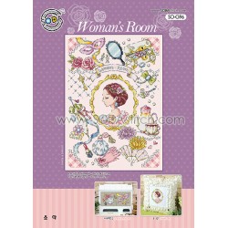 Woman's room - cross-stitch...