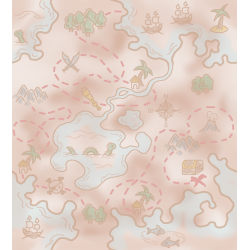 Treasure Map - Toile à Broder