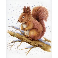 Squirrel - Cross-stitch kit