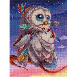 Indian owl 1 - Cross-stitch...