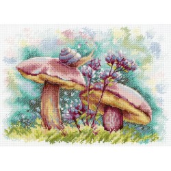 On a mushroom -...