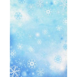 Snowfall - needlework fabric