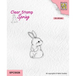 Clear Stamp - Cute rabbit 1...